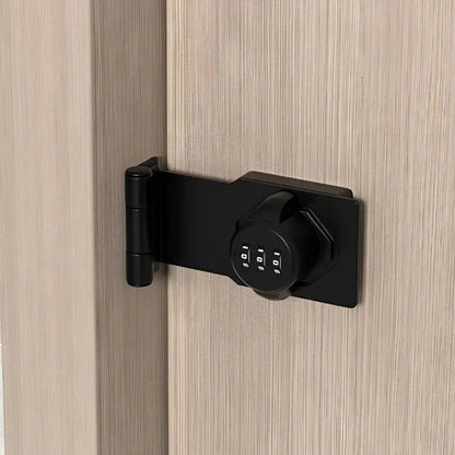 Keyless Combination Lock - SecureCode-Black-Nora Luxe
