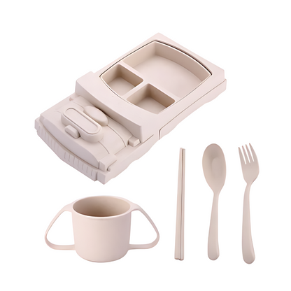 Kids' Dining Set - TurboTable-Beige-Truck-Nora Luxe