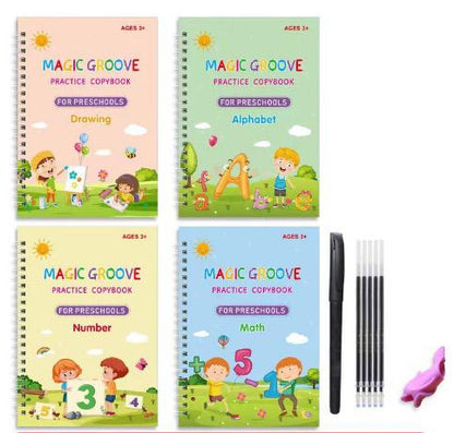 Kids' Notebook - Creative Scribbles-Set of 4-Nora Luxe