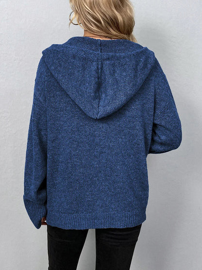 Knitted Cardigan for Women - Sofia-Gray-S-Nora Luxe