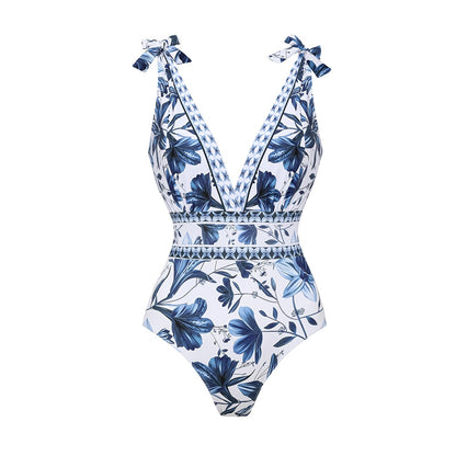 Ladies' beach suit - Mira-Swimsuit + Straight Skirt-S-Nora Luxe