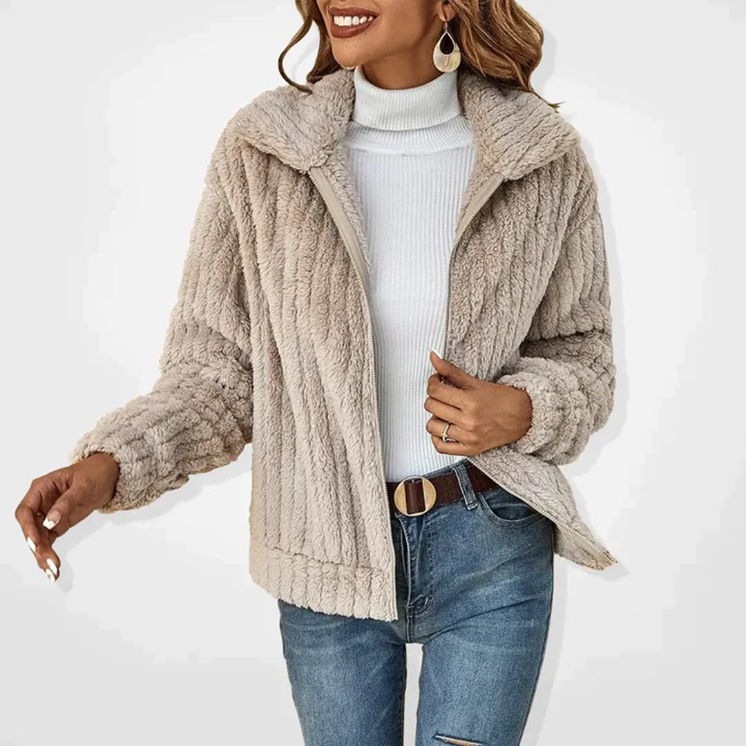 Ladies Fleece Gilet - Ember-Apricot-S-Nora Luxe