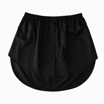Ladies' Shirt Extender with Elastic Waistband – Noelle-Black-S-Nora Luxe