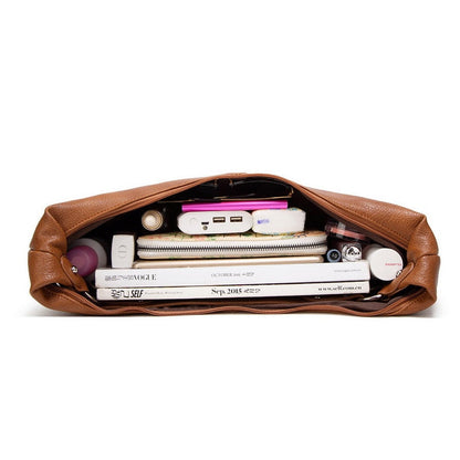 Ladies Shoulder Bag - Mila-Brown-Nora Luxe