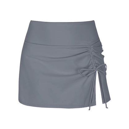 Ladies' swim shorts with side slit – Liv-Black-XS-Nora Luxe