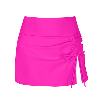 Ladies' swim shorts with side slit – Liv-Black-XS-Nora Luxe