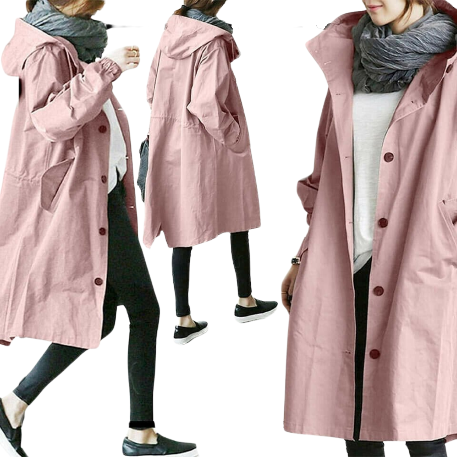 Ladies Windbreaker - Aurora-Pink-S-Nora Luxe