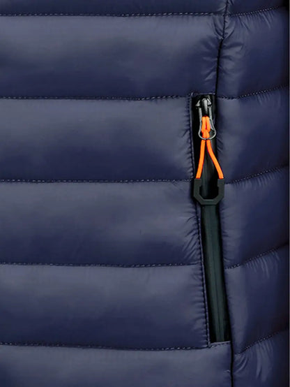 Ladies Winter Puffer Jacket with Hood - Arwen-Black-S-Nora Luxe