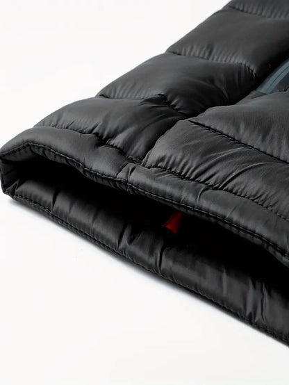 Ladies Winter Puffer Jacket with Hood - Arwen-Black-S-Nora Luxe