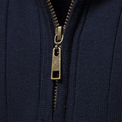 Men's Autumn Sweater with Zip – Daan
