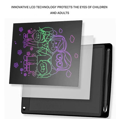 LCD Drawing Tablet for Children - CreativeScribble-Black-Nora Luxe