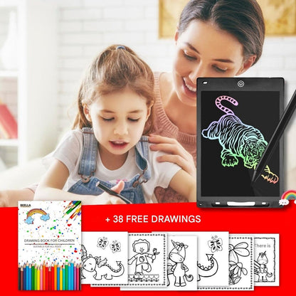 LCD Drawing Tablet for Children - CreativeScribble-Black-Nora Luxe