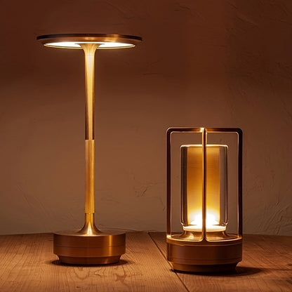 LED Mood Lamp in Japanese Style – Hana-Gold-Style A-The Livary