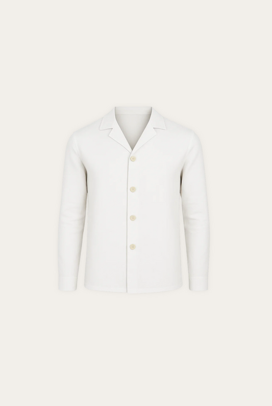 Light & Stylish White Linen Shirt for Men – Lucien-XS-Nora Luxe