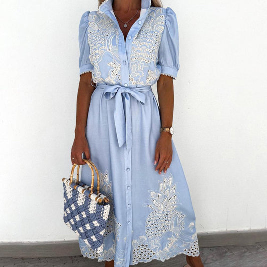 Lightweight Maxi Dress - Marielle-White-S-Nora Luxe