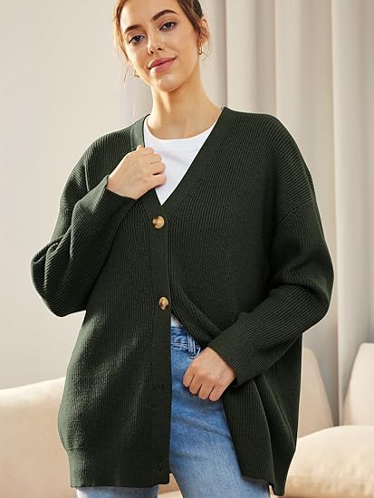 Lightweight V-neck Vest with Button Closure - Lana-Green-Nora Luxe
