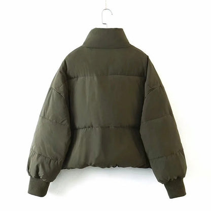 Lightweight Women's Puffer Jacket - Sofia-Light Green-S-Nora Luxe