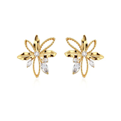 Lilypad Earrings - Floriana-Nora Luxe
