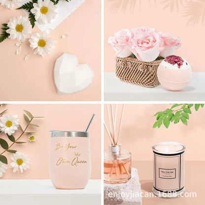 Luxury Bath Gift Set - BloomBath-Pink-Nora Luxe