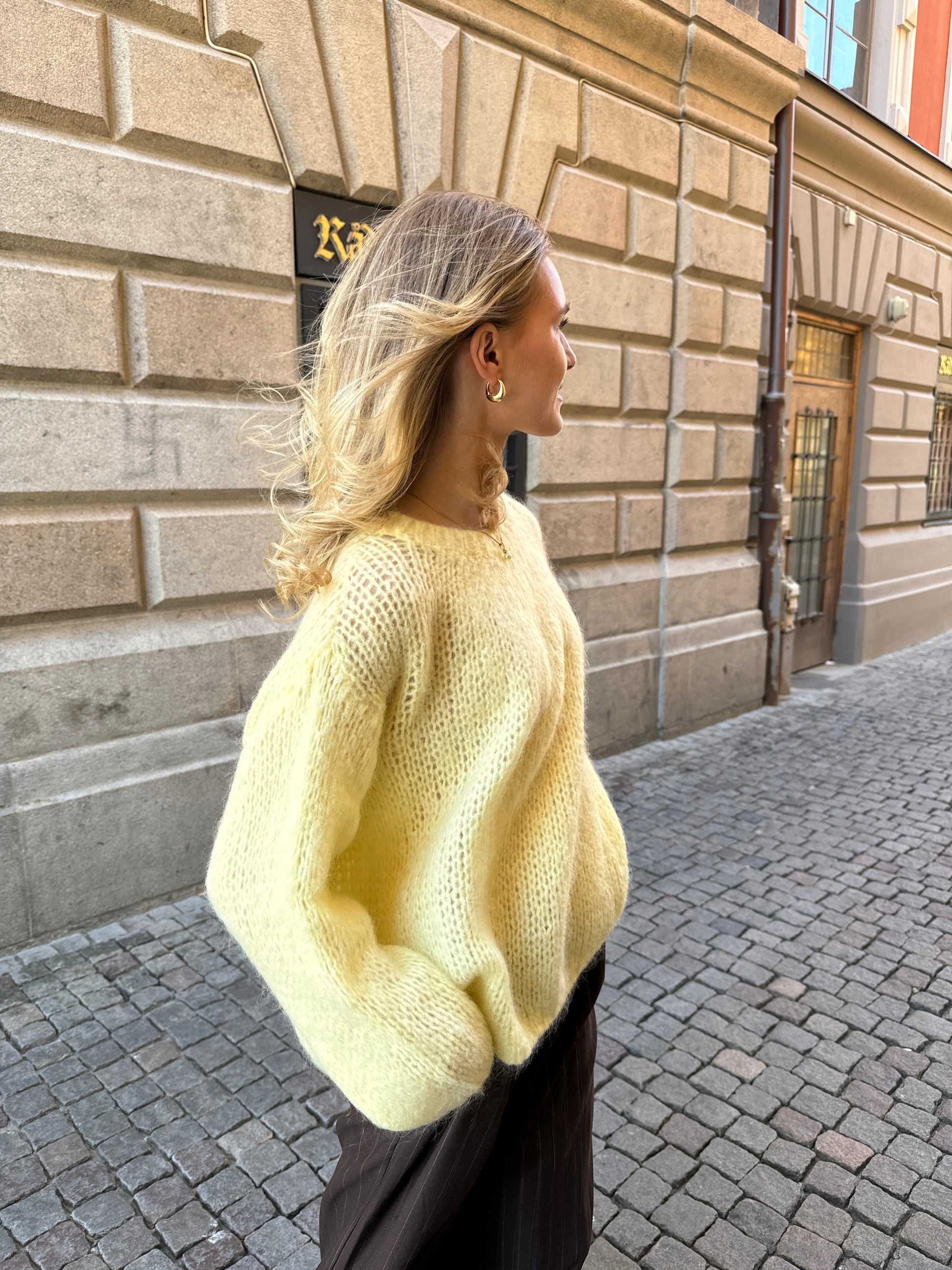 Luxury Comfortable Women's Sweater - Lunovia-Yellow-XS/S-Nora Luxe