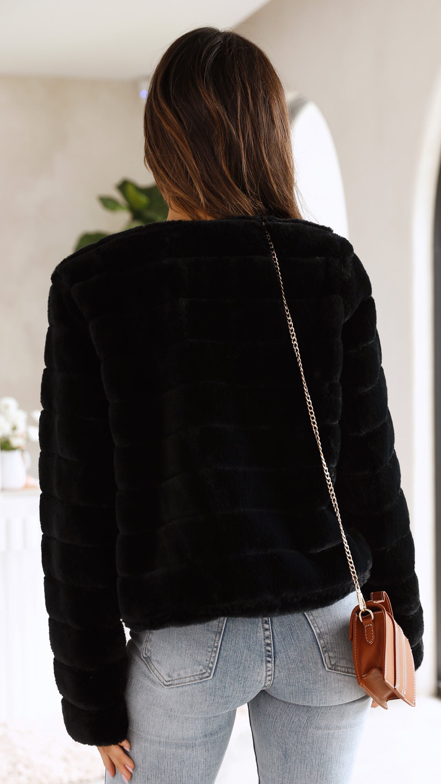 Luxury Ladies Crop Jacket - Veloura-White-XS-Nora Luxe