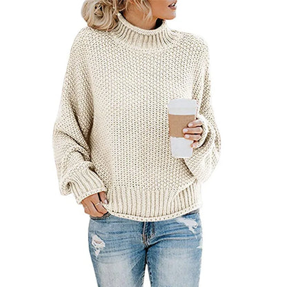 Luxury Ladies Roll Neck - Emma-Orange-S-Nora Luxe