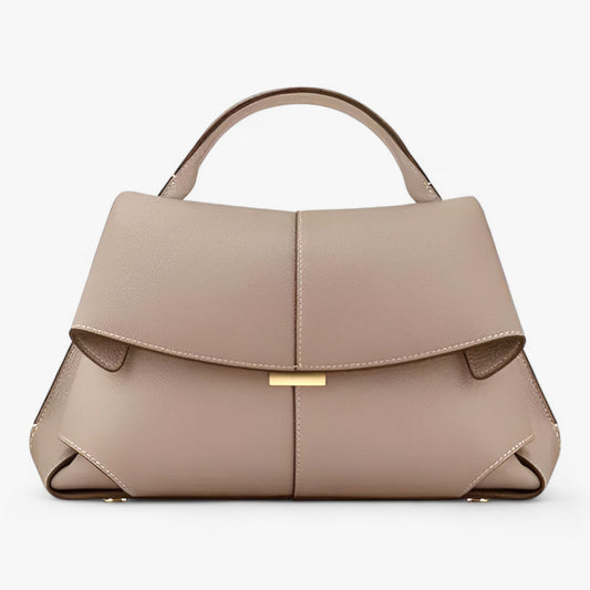 Luxury Leather Handbag - Éclat-Gray-Nora Luxe