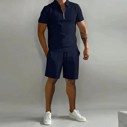 Luxury Men's Summer Set - Matteo-Dark blue-S-The Livary