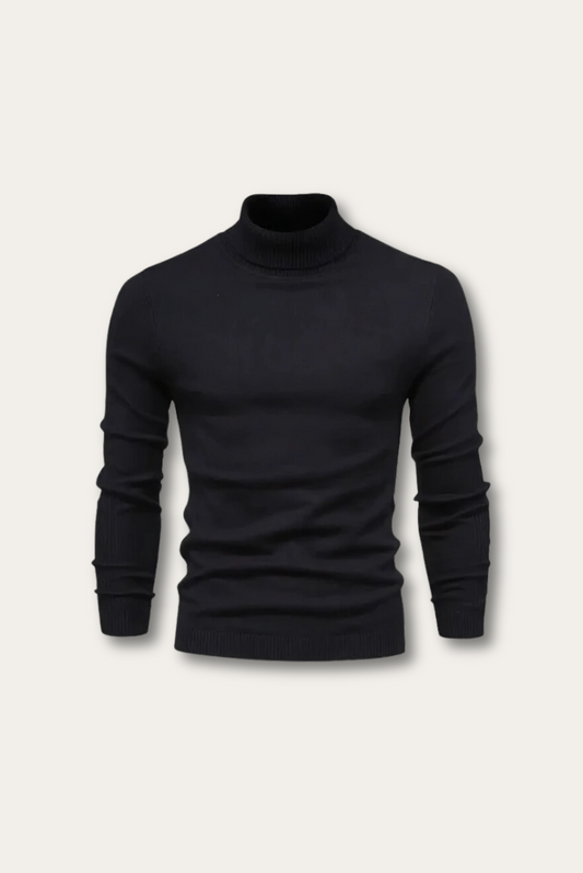 Luxury Men's Sweater - Adrian-Black-S-Nora Luxe