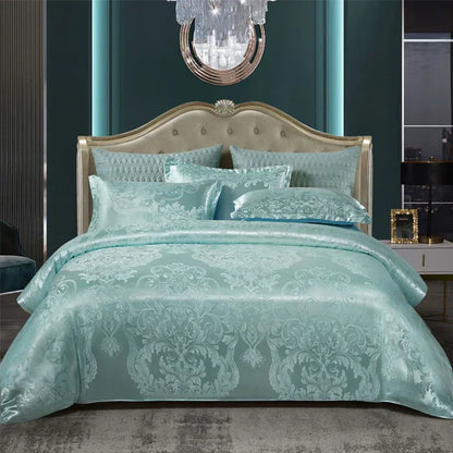 Luxury Satin Duvet Cover Set - RoyalDream-King: 86.61 × 94.49 in-10-Nora Luxe