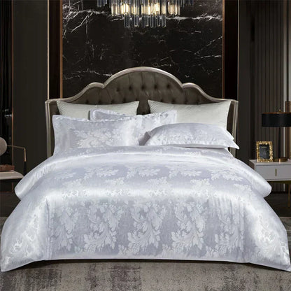 Luxury Satin Duvet Cover Set - RoyalDream-King: 86.61 × 94.49 in-10-Nora Luxe