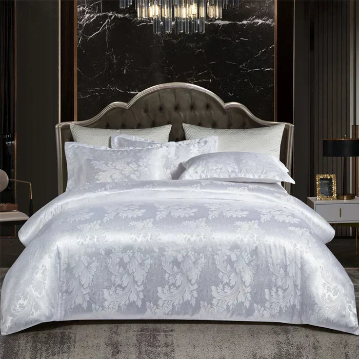 Luxury Satin Duvet Cover Set - RoyalDream-King: 86.61 × 94.49 in-9-Nora Luxe