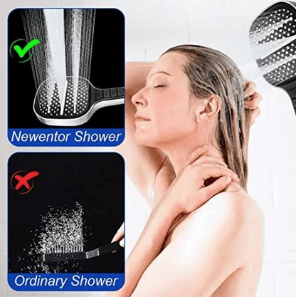 Luxury Shower Head with 7 Settings – HydraLux-Black-The Livary