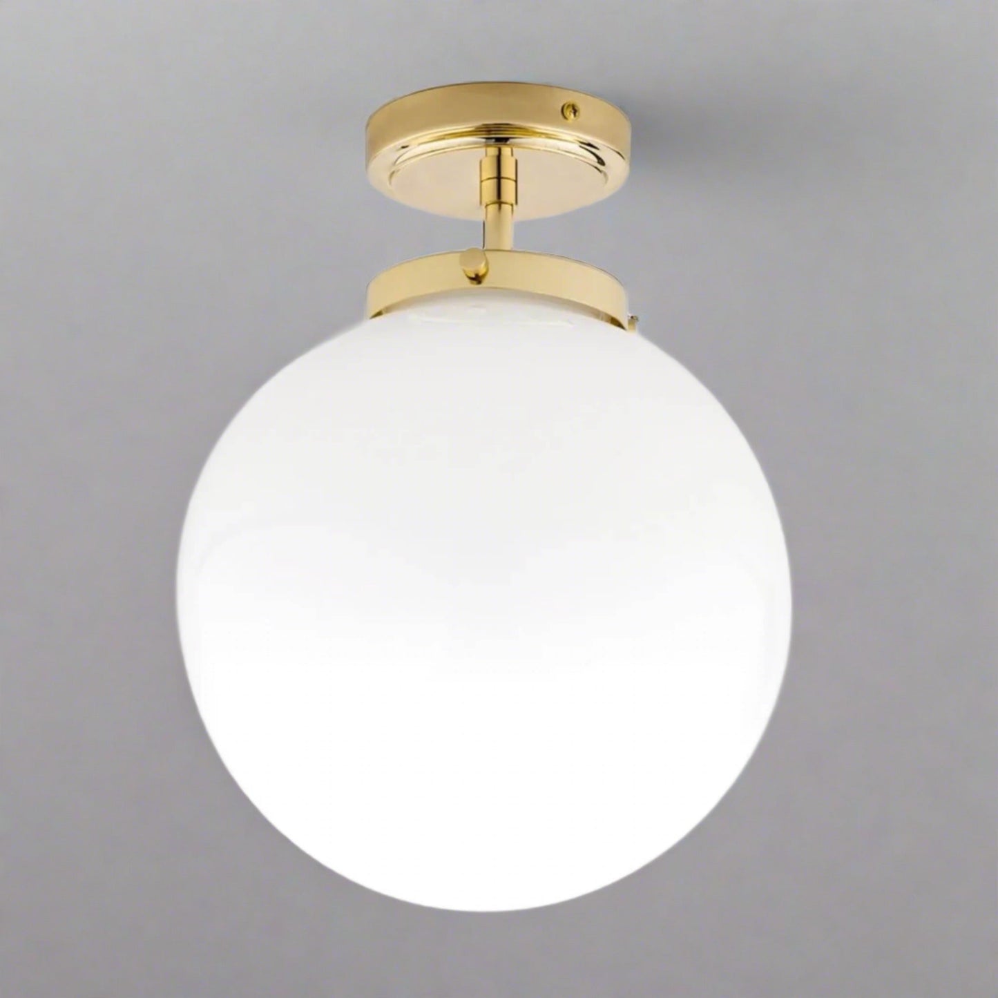 Luxury Spherical Ceiling Lighting - LumiSphere-Gold-Nora Luxe