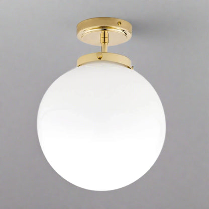 Luxury Spherical Ceiling Lighting - LumiSphere-Gold-Nora Luxe