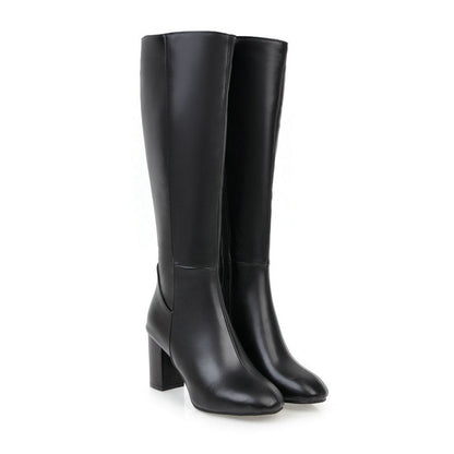 Luxury Vegan Leather Ankle Boots with Zip - Eden-Black-2.5-Nora Luxe