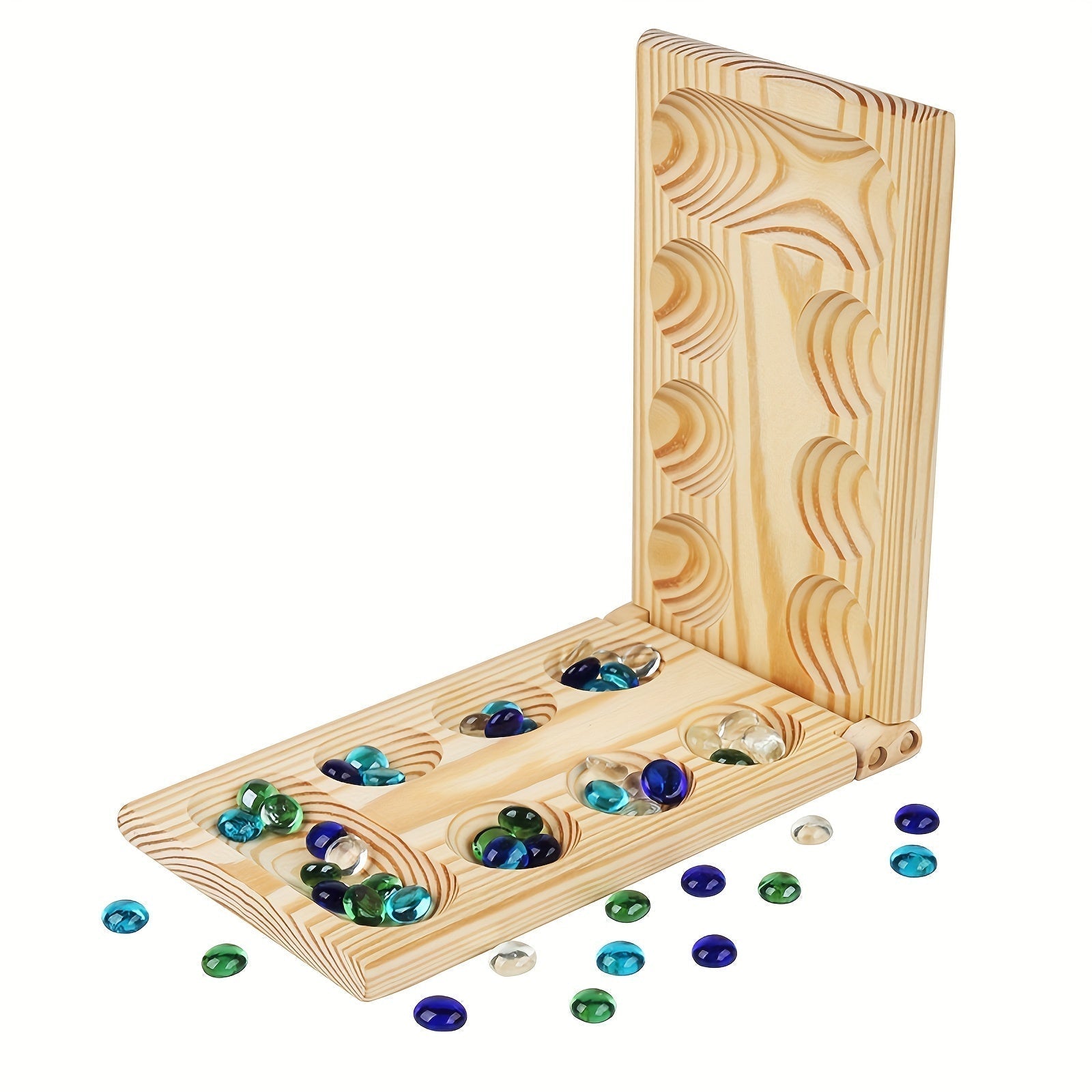 Mancala Deluxe Board Game - BrainStones-Nora Luxe