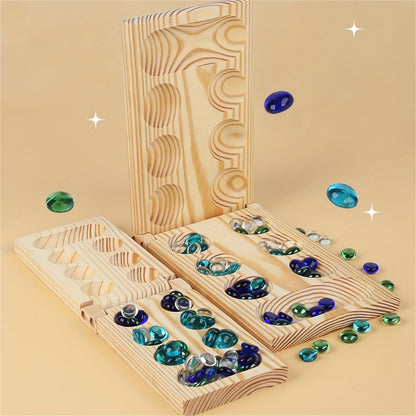 Mancala Deluxe Board Game - BrainStones-Nora Luxe
