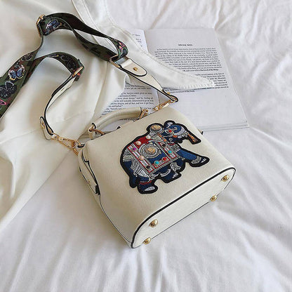 Embroidered Mandala Shoulder Bag – Lightweight Multi-Use Bohemian Design
