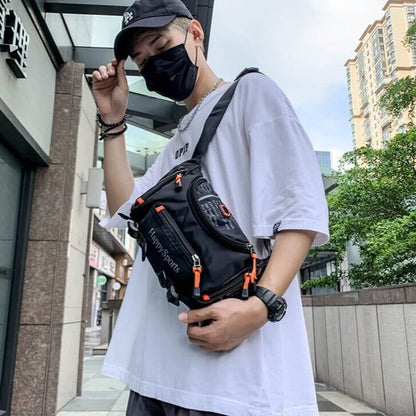 Water-Resistant Men’s Waist and Sling Bag – Multi-Way Travel & Outdoor Pack