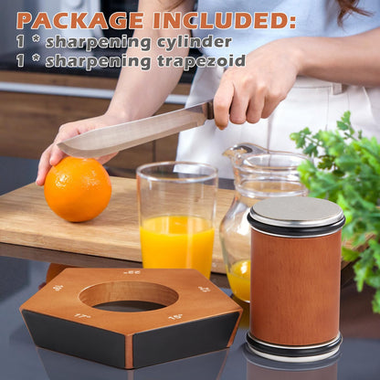 Manual Diamond Roll Knife Sharpener - SharpRoll-Nora Luxe