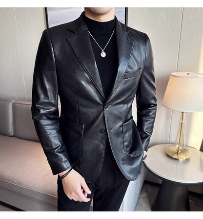 Men's Blazer - Maverik-Brown-XS-Nora Luxe
