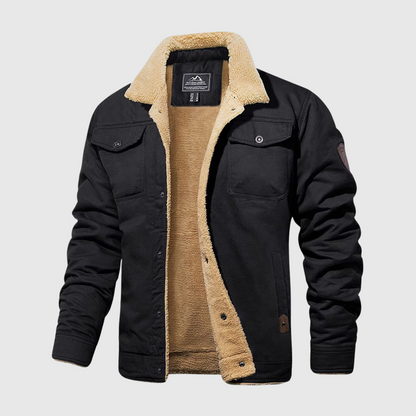Men's Bomber Jacket - Logan-Black-S-The Livary