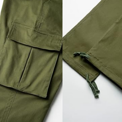 Men's Casual Cargo Joggers - Vincent-Beige Gray-S-Nora Luxe