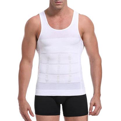 Men's Compression Undershirt – Massimo-White-S-Nora Luxe