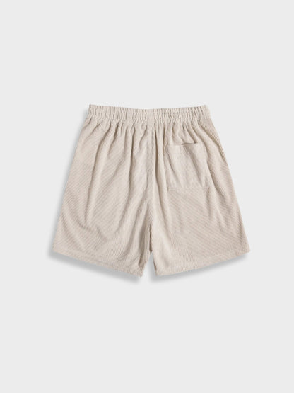 Men's Corduroy Summer Trousers with Button Closure – Sven-Beige-S-State of Style