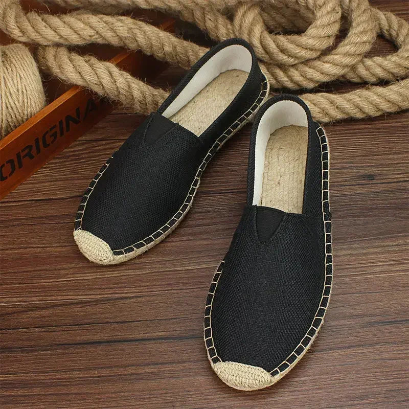 Men's espadrille with graffiti design – Elio-Black-10.5-Nora Luxe