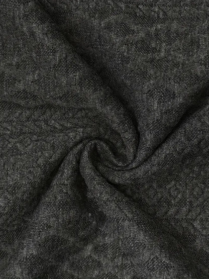 Men's Knitted Outdoor Sweater with Patches - Logan-Black-S-Nora Luxe