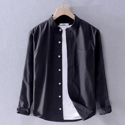 Men's leisure shirt – Matteo-Black-XS-Nora Luxe