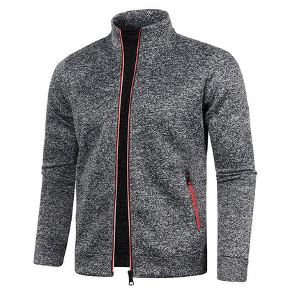 Men's outdoor fleece jacket – Björn-Dark grey-S-Nora Luxe